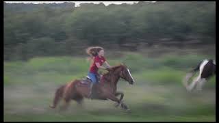 GALOPIRAMO PUNOM BRZINOM PORED PUTA | 7 girls galloping their horses full speed in open field