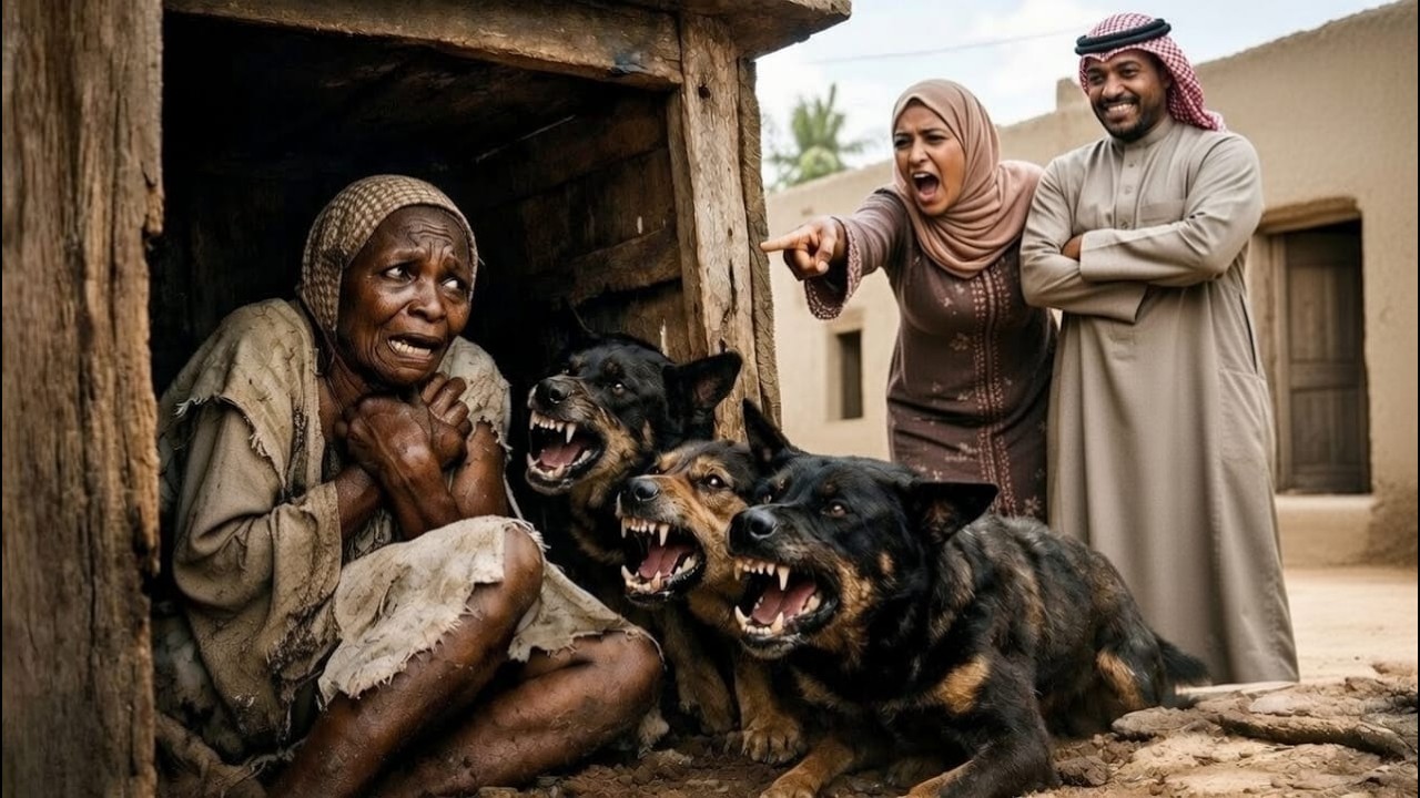 ابن طماع وزوجته يحبسون أمه المعاقة في حظيرة كلاب — لم يعلموا أنها تخفي ثروة ضخمة!