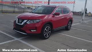 NISSAN XTRAIL EXCLUSIVE 2 Filas 2017 Conversion nueva linea 2020 Rojo flama AutosRodRod