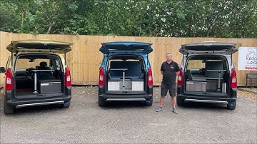 Redcote Leisure Removable Micro Camper Conversion Layout Overview Solo Duo and Vario