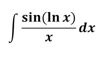 Integral of sin(ln(x))/x
