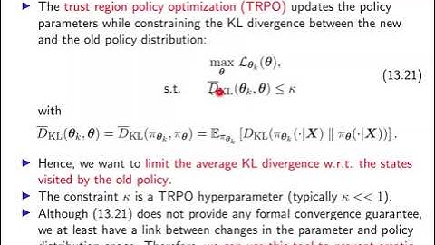 Lecture 13: Further Contemporary RL Algorithms