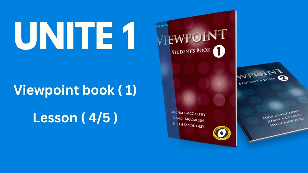 Viewpoint Book Lesson 4/5 | viewpoint Book 1 - YouTube