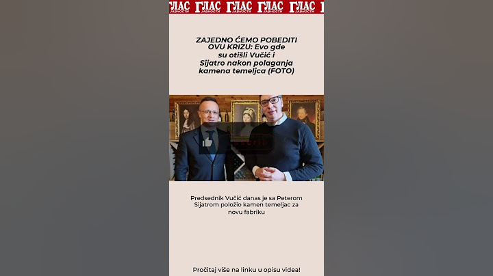 ZAJEDNO ĆEMO POBEDITI OVU KRIZU: Evo gde su otišli Vučić i Sijatro nakon polaganja kamena..