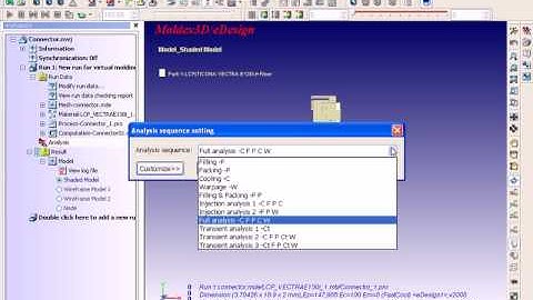 Moldex3D eDesign Demo Animation- Part 4. Execute Computation