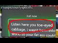 suspiciously specific things
