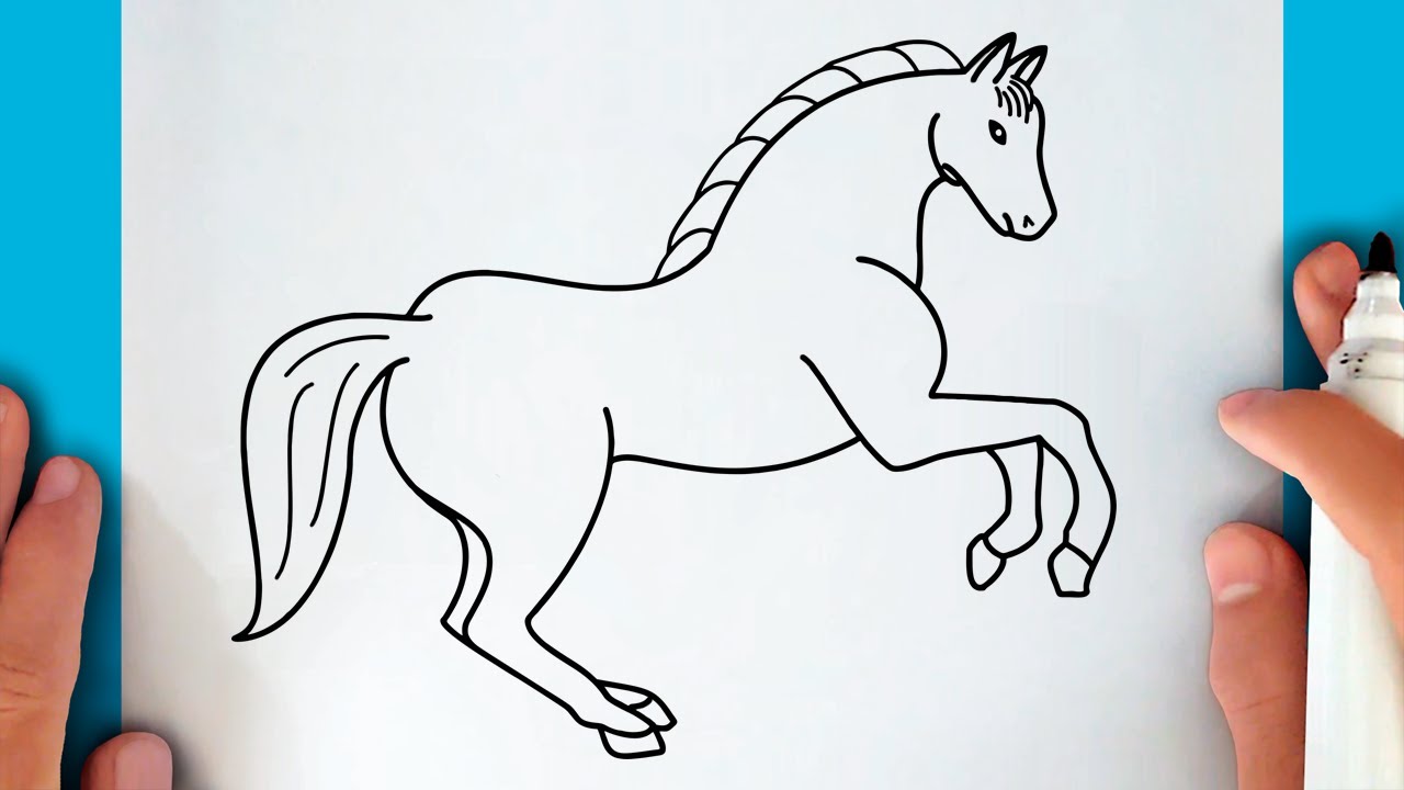 Como DESENHAR um CAVALO - Como DIBUJAR un CABALLO - How to DRAW a HORSE 