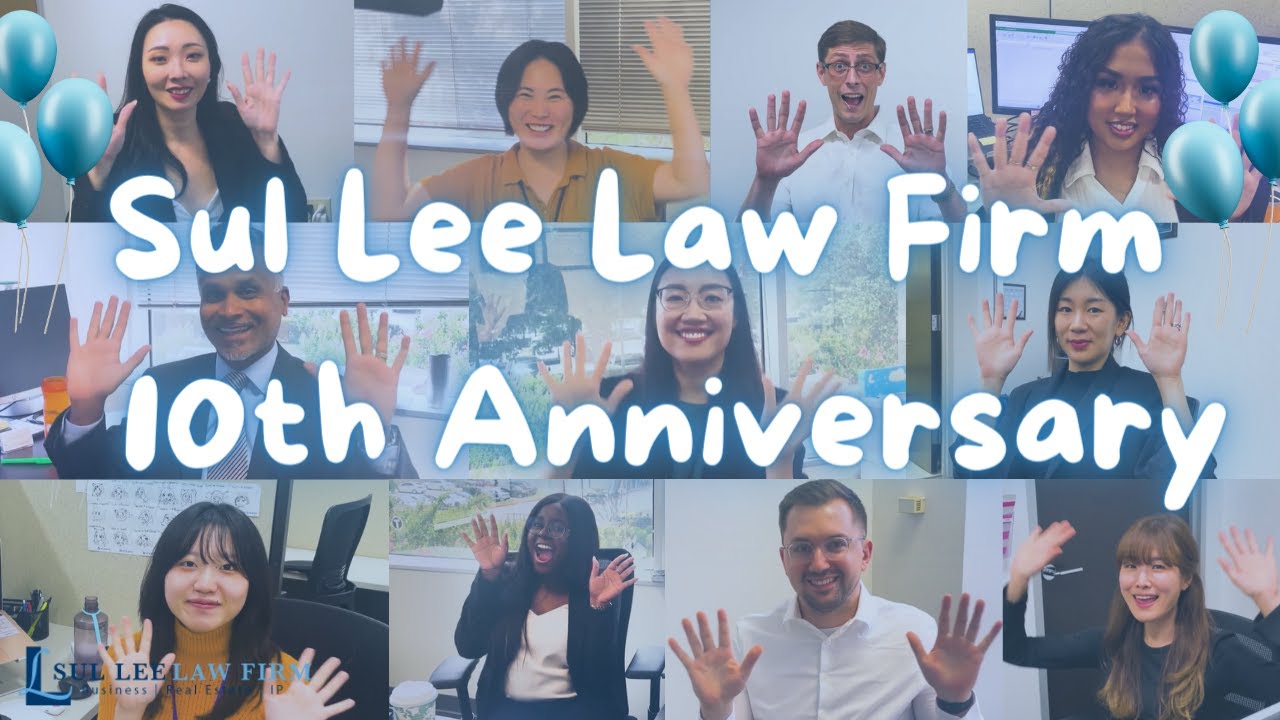 Sul Lee Law Firm PLLC 10th Year Anniversary🎉 YouTube