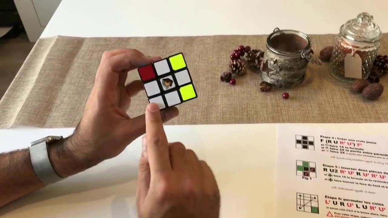 (Speedcubing Tuto 1) Apprendre à résoudre le Rubick's Cube avec la méthode débutant YouTube