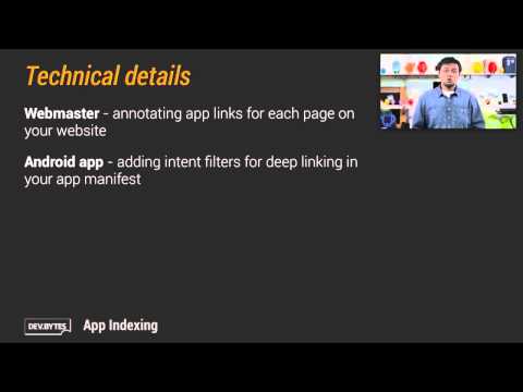 DevBytes   App Indexing
