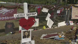 Makeshift Memorial To Stoneman Douglas High Victims Coming Down