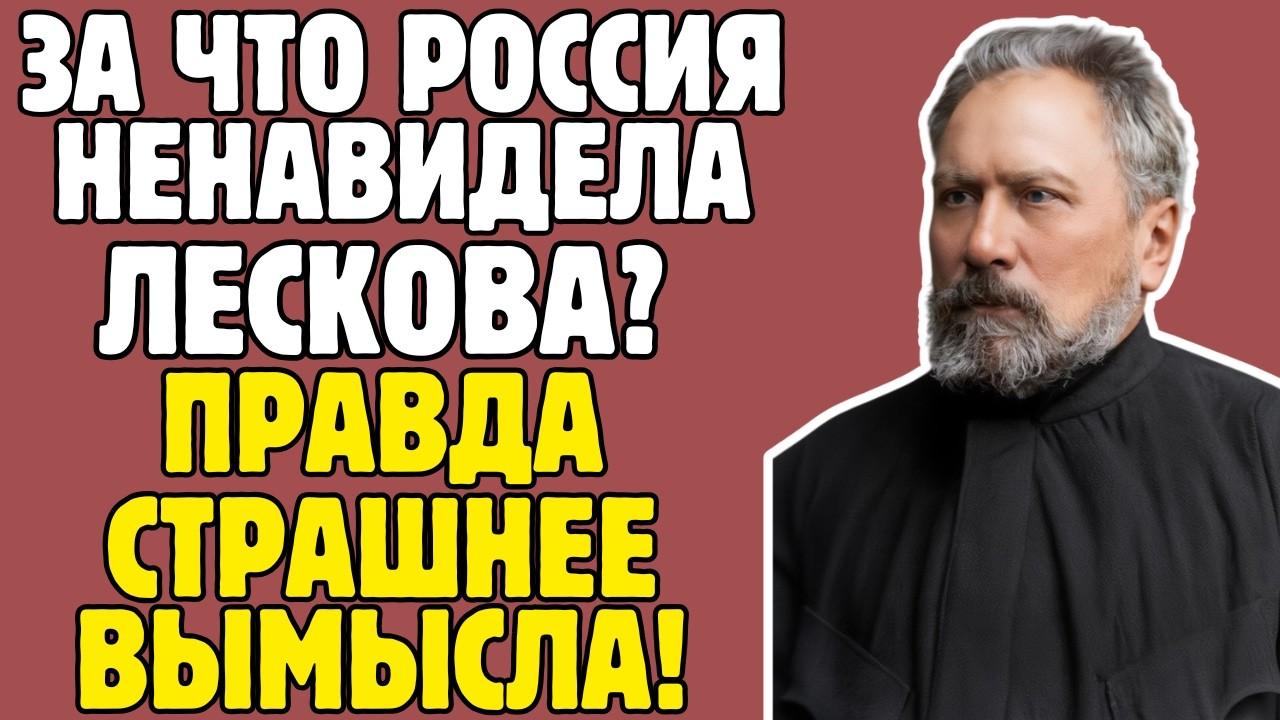 ЛЕСКОВ - автор ЛЕВШИ: как один РАССКАЗ прославил писателя, которого НЕНАВИДЕЛИ 30 лет