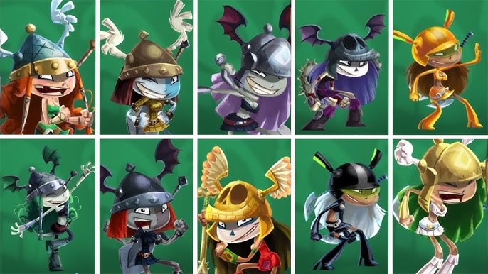 Rayman Legends - All Characters (Including exclusives!) 