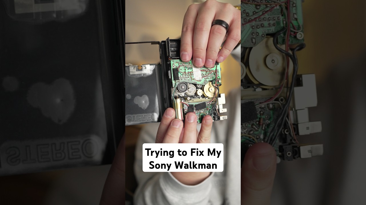 Trying to Fix My Sony Walkman - YouTube