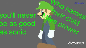 Luigi vs Tails StickNodes animation