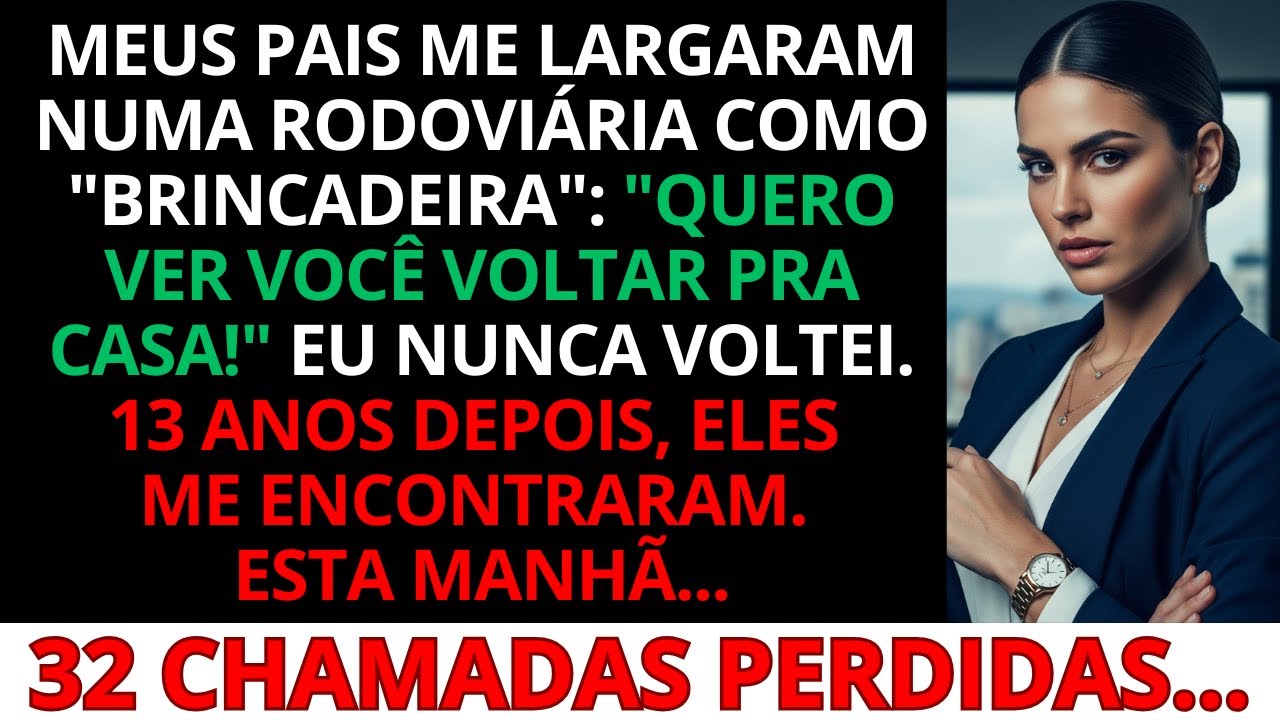 Meus pais me largaram numa rodoviária qualquer dizendo ser “brincadeira”. “Quero ver você voltar…