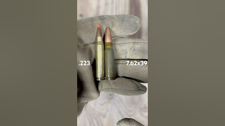 .223 vs 7.62x39 Size Comparison
