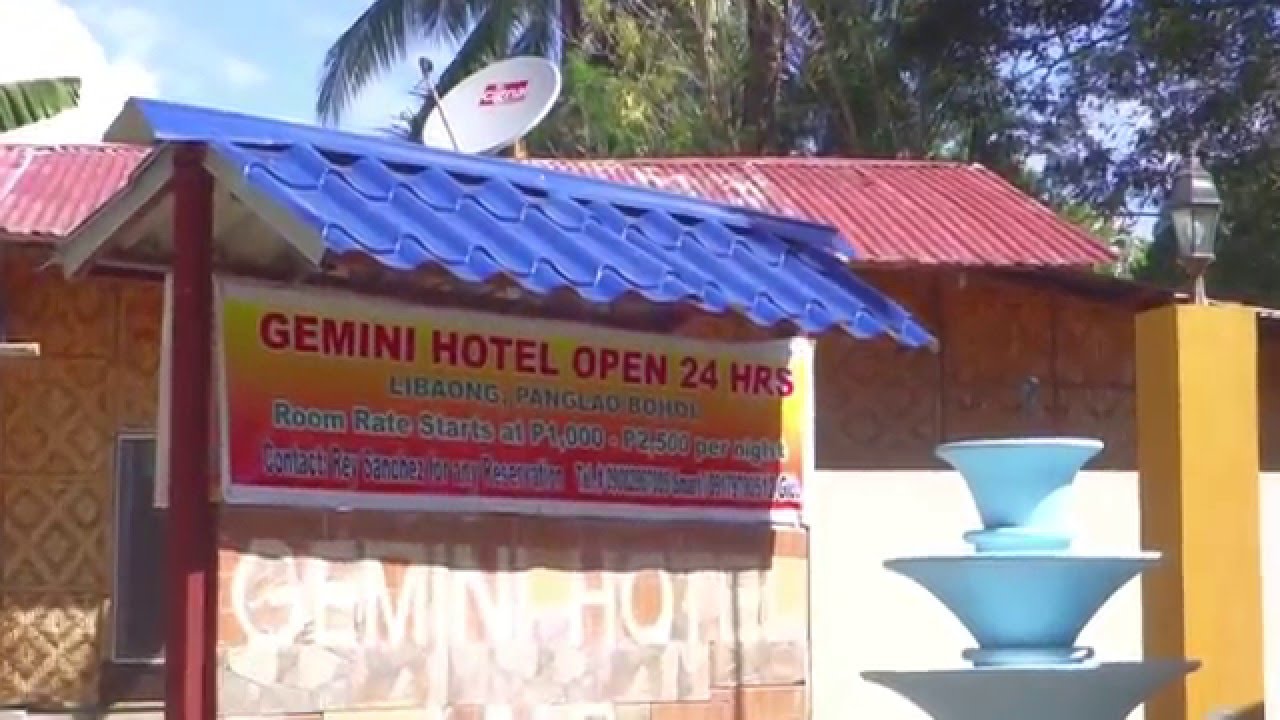 Gemini Hotel and Restaurant, Libaong, Panglao, Philippines - YouTube