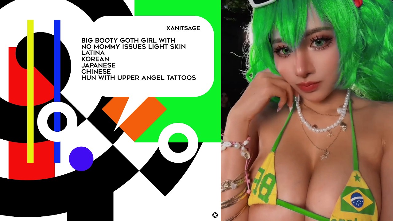 Xanitsage - Big Booty Goth Girl (Upper Angel Tattoos) | Official Audio