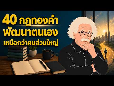 40กฎทองคำ พัฒนาตนเองให้ประสบความสำเร็จเหนือคนส่วนใหญ่# จิตวิทยาพัฒนาตนเอง#บัณฑิตา พานจันทร์