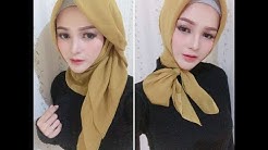 Hijab segi empat simpel trend 2018 part 2 - Durasi: 6.53. 