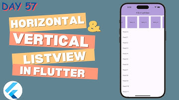 Flutter ListView Builder | ListView Builder Flutter | Horizontal & Vertical Scrolling