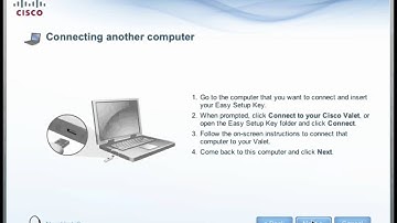 Valet Cisco Connect- Adding a new Computer or Deivce