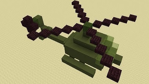 Attack Helicopter in Minecraft