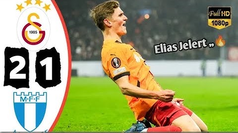 GALATASARAY VS MALMÖ (2-1) - All Goals & HIGHLIGHTS - UEFA Europa League 2025