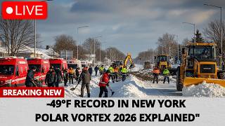 Deadly Cold Trap: -49°F Record in New York | Polar Vortex 2026 Explained