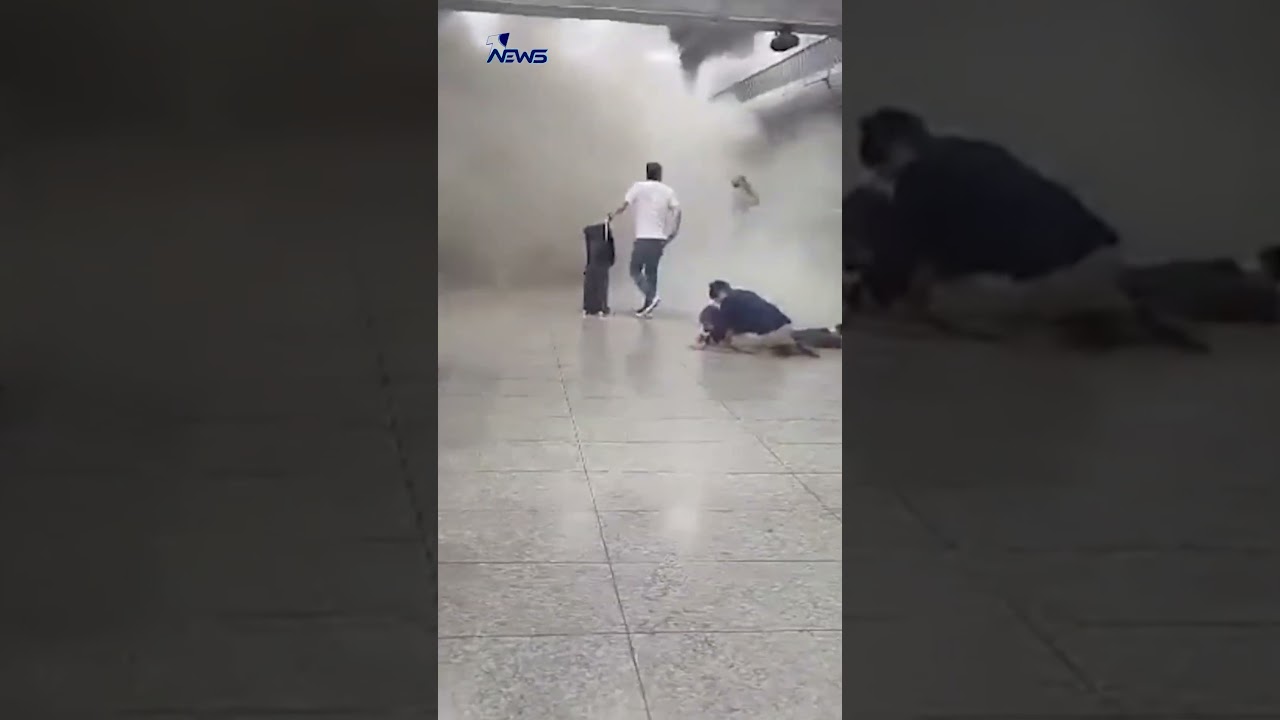 لحظة وقوع الزلزال العنيف الذي ضرب مدينة فارغاس الفنزويلية بقوة 7.5 درجة | #وان_نيوز