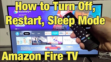 Amazon Fire TV: How to Turn OFF, Restart, Sleep Mode (several ways)