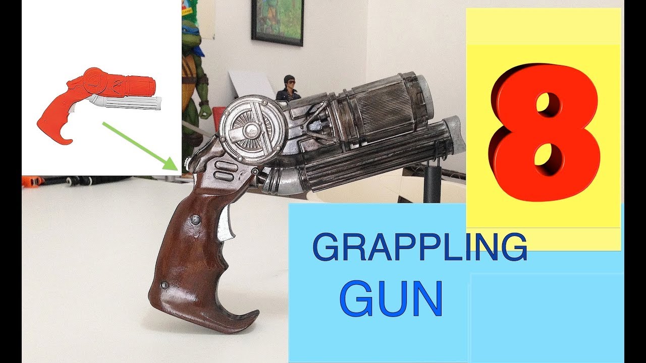 How to make a Batman costume part 8 GRAPPLING GUN YouTube