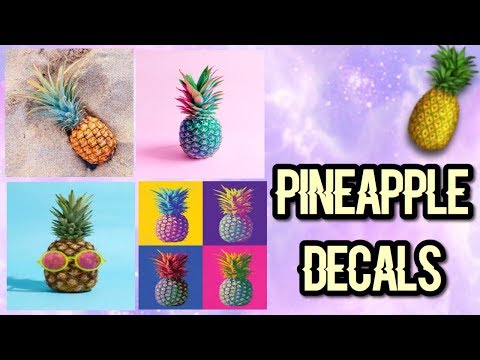 Roblox Bloxburg Pineapple Decal Id S Youtube - pineapple roblox