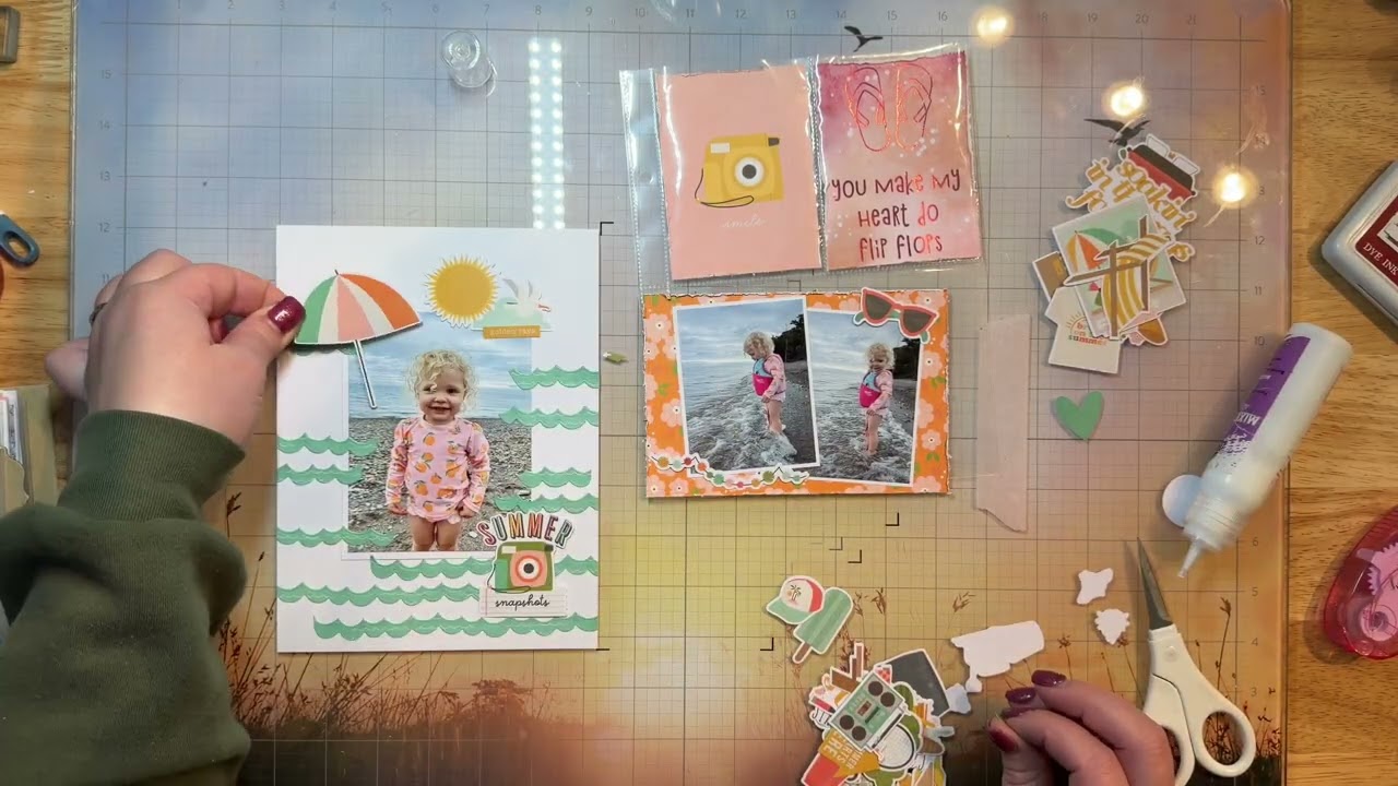 Create a Pocket Page with ALL NEW Foiled Card Fronts!  @jessicaemichaels ​