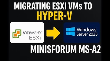 Minisforum MS-A2 Migrate ESXi VMs to Hyper-V, Minisforum MS-A2 Series Part 6 Ultimate #homelab