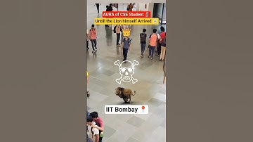 AURA of CSE Student in IIT Bombay ☠️ #iitbombay #iit #jee #iitjee #jeeadvanced #diwali #iitdelhi #pw