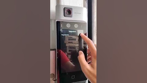 How to turn off thermal detection of Hikvision Face Recognition Terminal DS-K1TA70MI-T