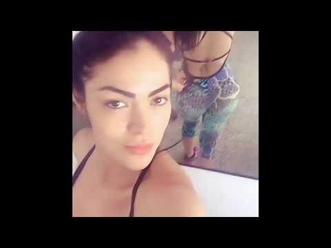 SHIRLEY ALEGRE MOSTRANDO SUS ATRIBUTOS EN EL GIMNASIO