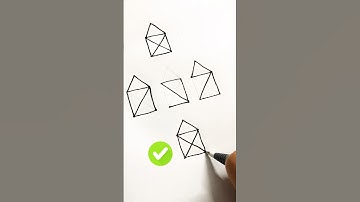 Draw a house in one line #drawing #drawingtutorial #shorts #shortvideo #puzzle #house