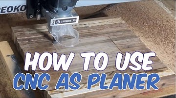 How to Surface Material On CNC | CNC as a Planer