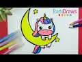 Cómo dibujar un UNICORNIO - Paso a paso