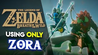 Can you BEAT Breath of the Wild using ONLY Zora Gear??