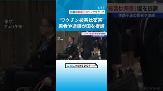 接種後、体調不良の患者と死亡者の遺族 「新型コロナワクチンは薬害」損害賠償求め国を提訴　東京地裁前から大石アンカーマンが中継 #チャント