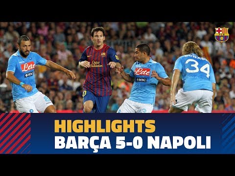 BARÇA 5-0 NAPOLI | 2011 Joan Gamper highlights