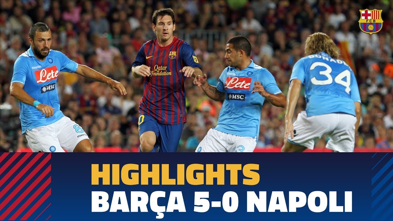 foretrækkes aflange Prelude BARÇA 5-0 NAPOLI | 2011 Joan Gamper highlights - YouTube