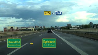 🇩🇪 B455 + A661: Oberursel (Taunus) - Egelsbach (3x)