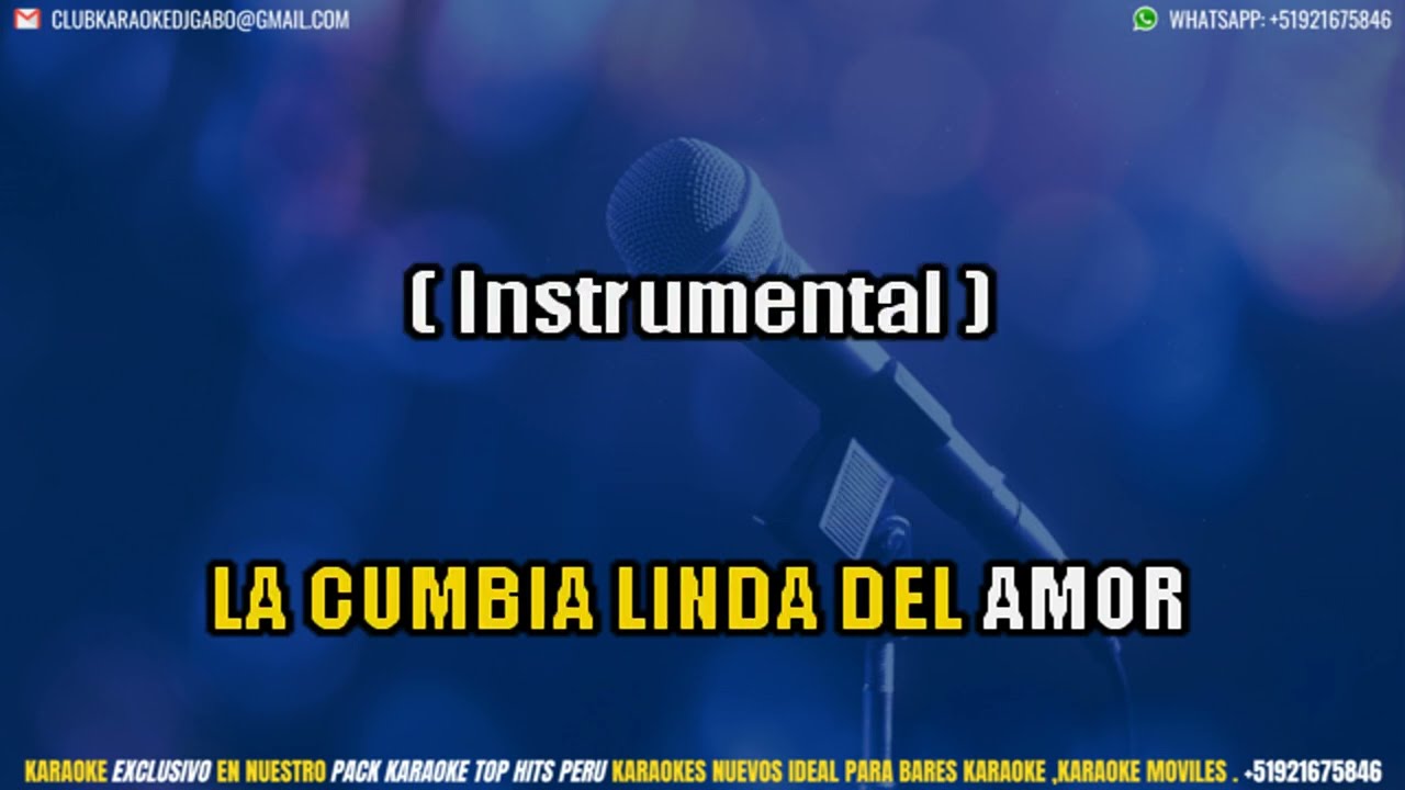 Mauricio Mesones - La cumbia del amor KARAOKE + COROS | HD | DIZION