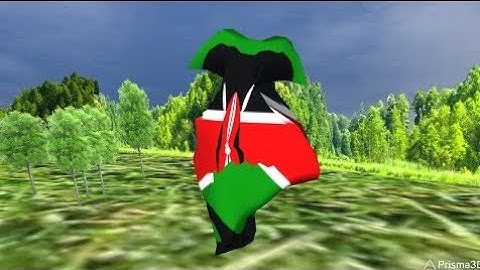 Kenya Dance Animated music video wavin flag Fun video TV style (Katonda Alinawe)
