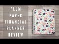 Plum Paper 7x9 Vertical Financial Planner Review | Modern Color Scheme